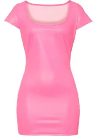 Bonprix ženska seksi roza haljina od ugodnog materijala